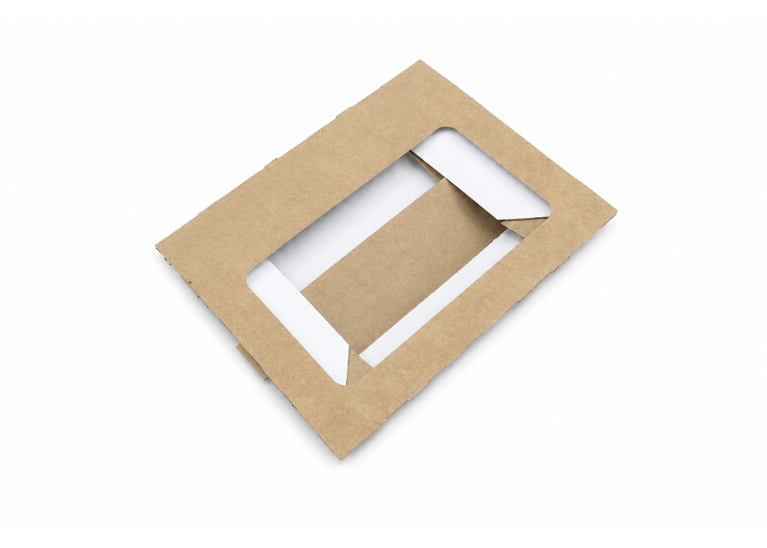 PRAL-9: 190x130x50 mm automatinio surinkimo dėžė pyragui su PVC langeliu, 15 vnt. 3