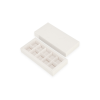 SALD-10B: 200 x 95 x 30 mm, baltos spalvos dėžė saldainiams ir macarons sausainiams (25 vnt) 6
