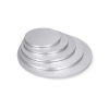 PD-SI/30: 300 mm, 1 pc. Thick silver color round cake drum, 12mm 4