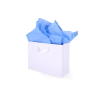 TIS-021: 760 x 500 mm colored tissue paper. Light blue 3