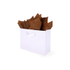 TIS-047: 760 x 500 mm colored tissue paper. Dark brown 3