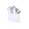 TIS-800: 760 x 500 mm metallized wrapping tissue paper. Silver 3