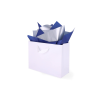 TIS-8006: 760 x 500 mm metallized wrapping tissue paper. Silver-Blue 3