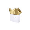 TIS-801: 760 x 500 mm metallized wrapping tissue paper. Golden 3