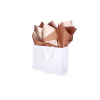 TIS-8045: 760 x 500 mm metallized wrapping tissue paper. Cooper-Platinum 3