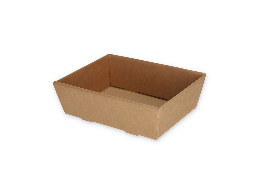 TRAY-4: Dovanų rinkinių dėžė su permatomu dangteliu, 230x170x80 mm 2