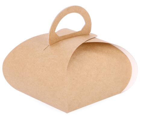 TUL-1: 100 x 100 x 80 mm Cake Box Tulip 1