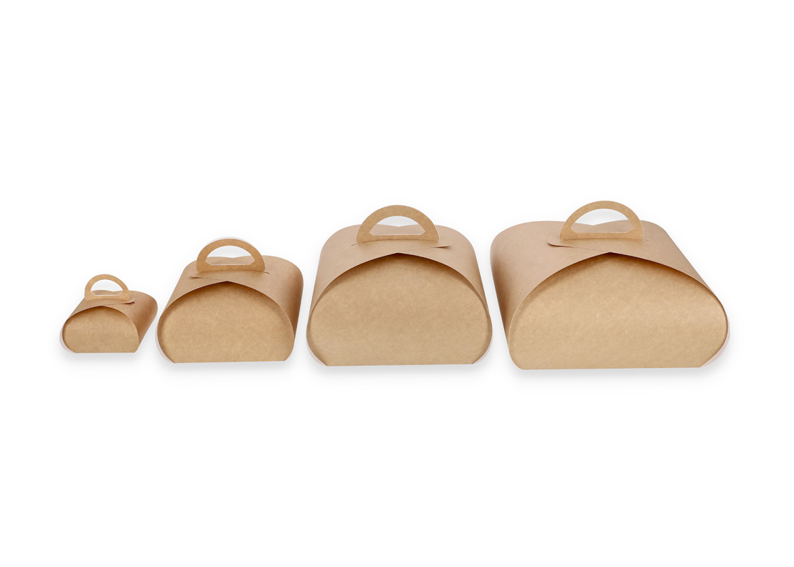 TUL-1: 100 x 100 x 80 mm <br>Dėžė tortui Tulpė 2
