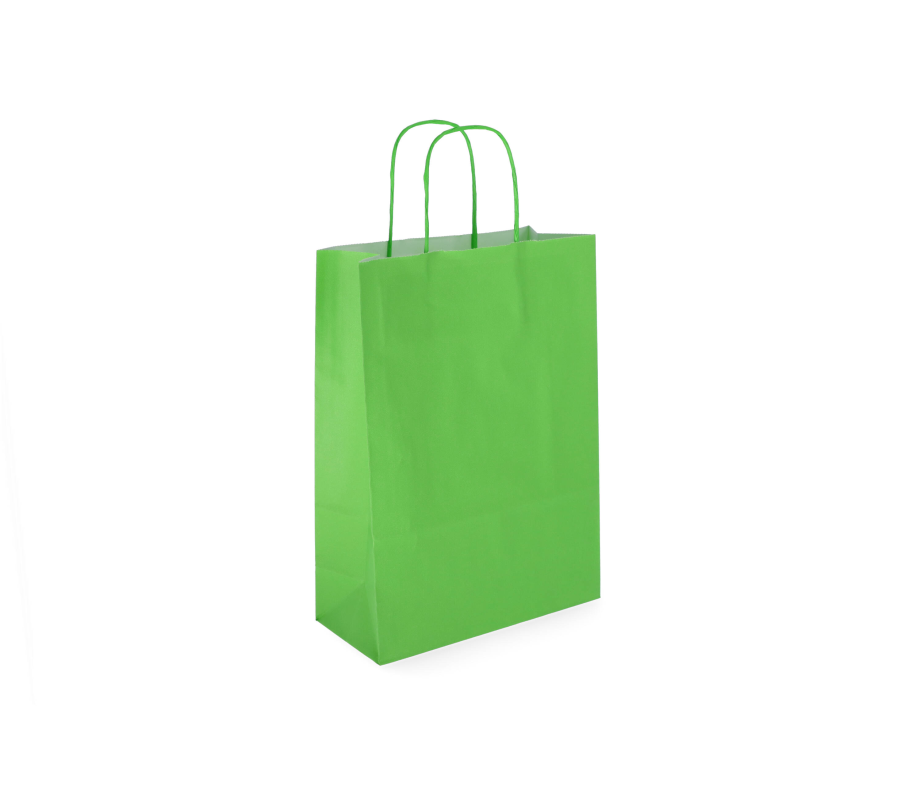 TW-3: 220 x 100 x 310 mm paper bag with twist paper handles 27