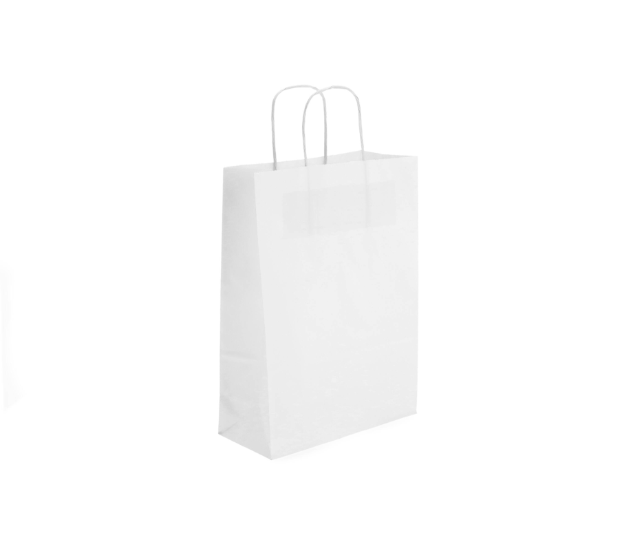 TW-3: 220 x 100 x 310 mm paper bag with twist paper handles 3